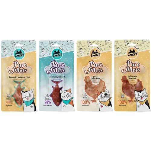 Mr. Bandit Pure Fillets - Chicken and Smoked fish 30g Cene