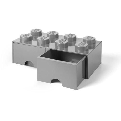 Lego Siva kutija za pohranu s dvije ladice Slike