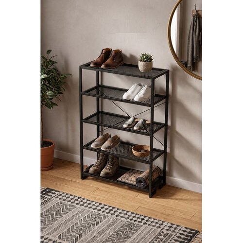 Hanah home stalak za obuću Veno, 73 cm, crni Slike