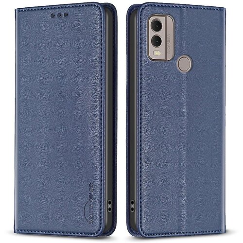 INORCO BINFEN COLOR BF18 za Nokio C22 usnjeno držalo za kartico, etui za telefon, magnetno zapiranje, stojalo, pokrov, (22037096) Slike