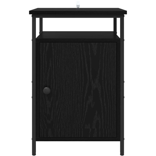  Noćni ormar Crni hrast 40 x 42 x 60cm Konstruirano drvo Slike