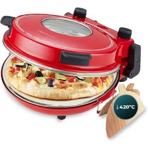 Cecotec 03826 - Fun Pizza&Co Mamma M&iacute;a Vista Električna peč za žar za pico, (22118947) Cene