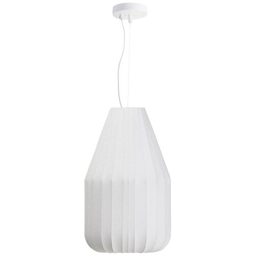 Kave Home Bijela stropna svjetiljka s tekstilnim sjenilom &oslash; 30 cm Somar &ndash; Cijene