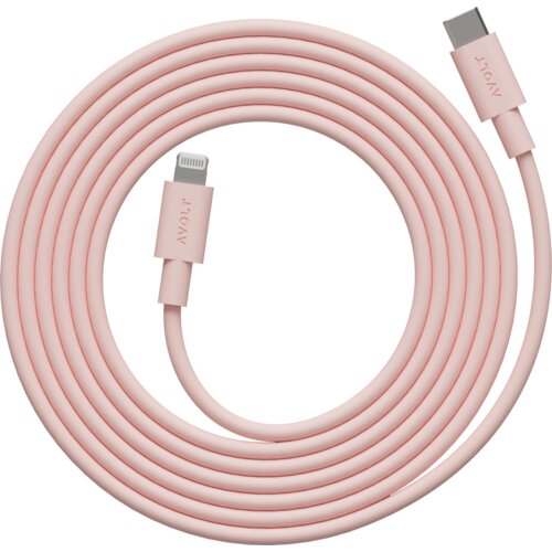 AVOLT Cable 1 USB-C to Lightning - polnilni kabel - New pink Cene