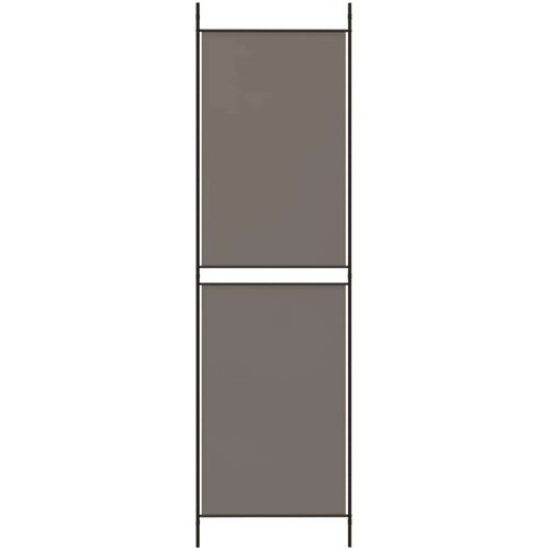  pregrada s 3 panela antracit 150 x 220 cm od tkanine Slike
