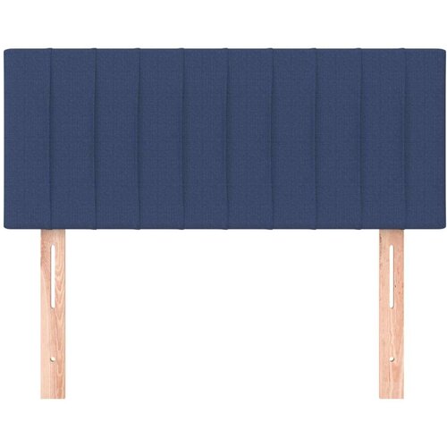  Uzglavlje plavo 90x5x78/88 cm od tkanine Slike