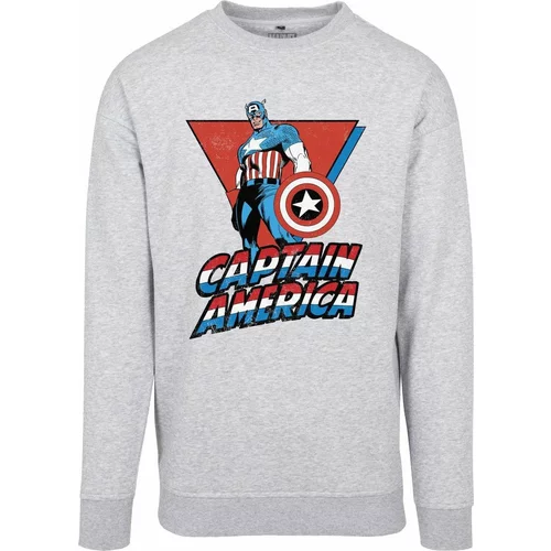 Captain America majica Crewneck M Siva