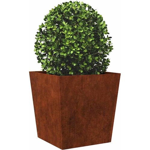  Vrtne sadilice 2 kom 50 x 50 x 50 cm Pohabani čelik Slike
