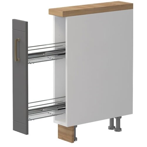 Jela ELEMENT ZA KUHINJO TARA R-15-1K (VE� BARV) -Grafit mat lak Cene