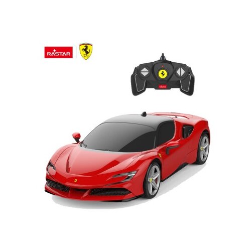 Rastar plastični autić na daljinsko upravljanje 1:18 ferrari sf90 stradale - crv ( 70989 ) Slike