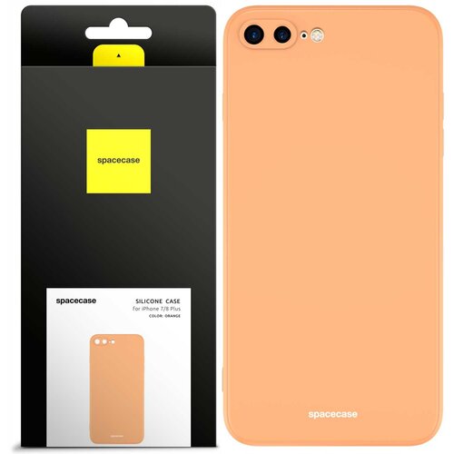 Spacecase SILIKONSKI OVITEK ZA IPHONE 7 8 PLUS OVITEK ORANŽEN, (21962444) Cene