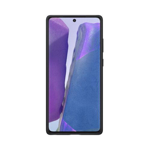 Samsung original usnjen ovitek ef-vn980lbe za galaxy note 20 n980 - za&amp;scaron;čita zadnjega dela - črna Slike