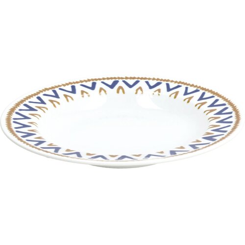Tognana set dubokih tanjira madison, 22 cm, 6 komada, belo-plavi Slike
