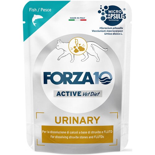 Forza 10 Urinary Active Vet Diet 12 x 80 g - Riba Slike
