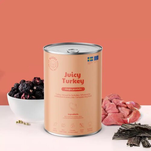 Buddy konzerva za pse Monoprotein - Juicy Turkey 400g Cene