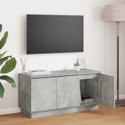 TV ormar Betonski sivi 100 x 38 x 49 cm Konstruirano drvo Cijene