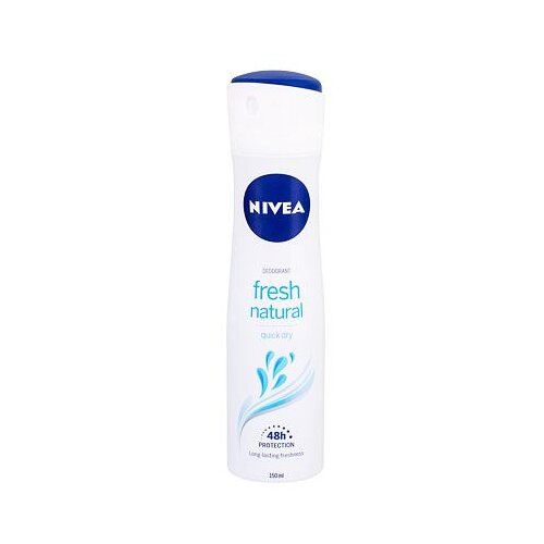 Nivea Fresh Natural 48h deodorant v spreju brez aluminija 150 ml za ženske Slike