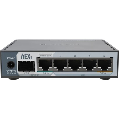 MikroTik E60iUGS hex s ruter sa 5 x gb LAN/1 x WAN/2.5GbE sfp + USB3.0 Slike