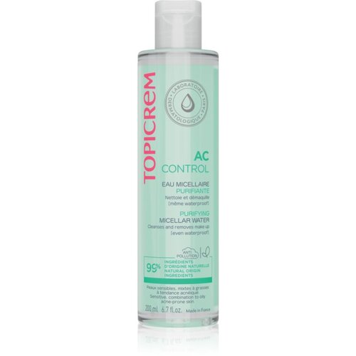 Topicrem AC Purifying Micellar Water čistilna micelarna voda za mastno k aknam nagnjeno kožo 200 ml Cene