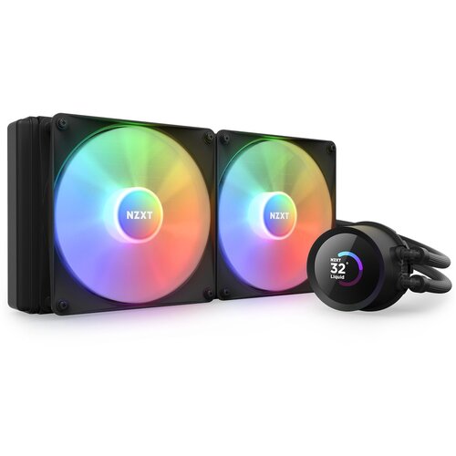 NZXT Kraken 280 RGB Processor All-in-one liquid cooler 14 cm Black 1 pc(s) Cijene