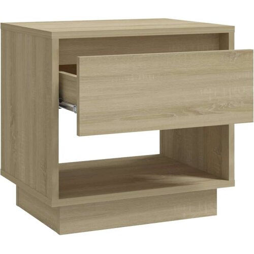 VidaXL noćni ormarići 2 kom boja hrasta 45 x 34 x 44 cm od iverice Slike