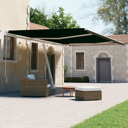 vidaXL Prostostoječa avtomatska tenda 600x300 cm antracitna Cene