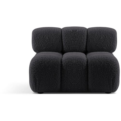 Micadoni Antracitno siva modularna sjedeća garnitura od boucl&amp;eacute; tkanine (srednji modul ) Bellis &amp;ndash; Home Slike