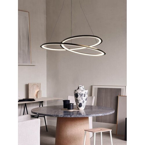 Toolight Viseća Lampa APP1194-CP Crna Slike