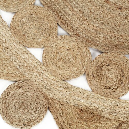  Ručno rađeni pleteni tepih od jute 150 cm Slike