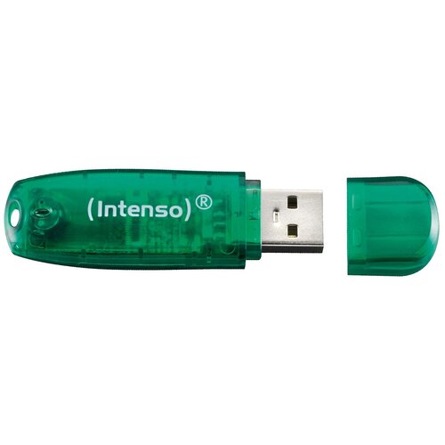 Intenso 8GB Rainbow Line USB 2.0 spominski ključek - Zelen 3502460 Slike