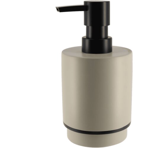 Tendance dozator za sapun ravena 290 ml, poliresin, bež/crni Slike