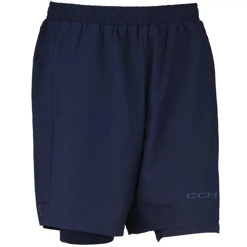 CCM Men's Shorts 2 IN 1 Training Short True Navy XXL