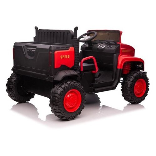 Lean Toys Otro&amp;scaron;ki tovornjak na akumulator 4x4 JC222 Rdeča lea Slike