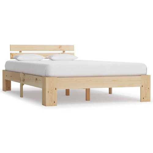  Posteljni okvir iz trdne borovine 120x200 cm Slike