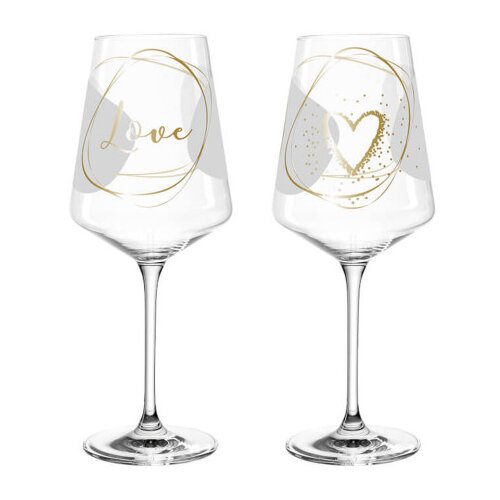 Leonardo Čaše za vino 560ml LOVE set 2/1 029179 Cene