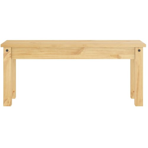  Blagovaonska klupa PANAMA 105 x 30 x 45 cm od masivne borovine Slike