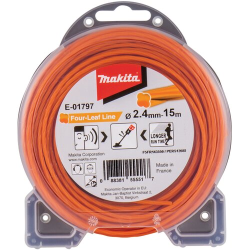 Makita E-01797 Mowing String Four Leaf 2,4mmx15m Slike