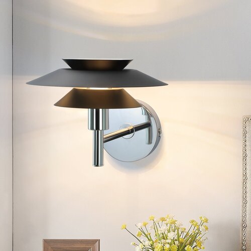 Nettlife notranja stenska svetilka črna - moderna oblikovalska spalna svetilka G9 brez žarnice (maks. 25 W), (22136333) Cene