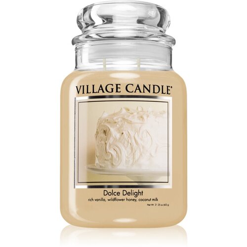 Village Candle Dolce Delight mirisna svijeća (Glass Lid) 602 g Cijene