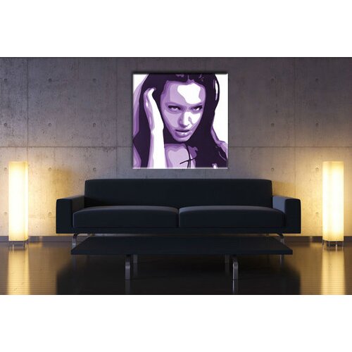  Ročno izdelana slika POP Art Angelina Jolie 1-delna  (POP ART) Cene