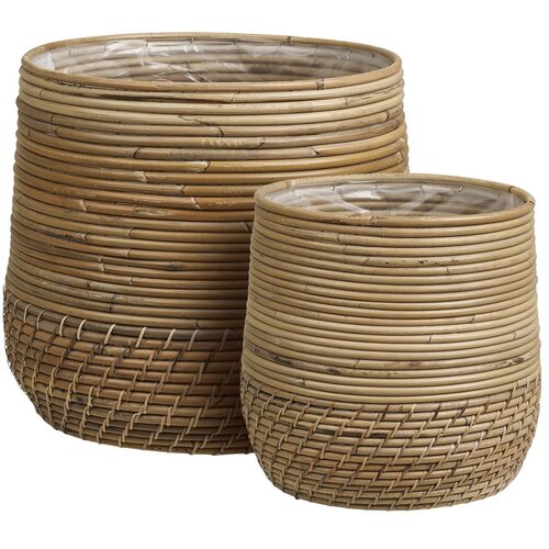 House Nordic Košare u setu 2 kom od ratana ø 39x35 cm Moro – Cijene
