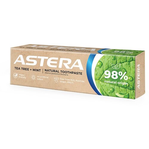 Astera Pasta za zube Natural Toothpaste Tea Tree + Mint 75ml Cene