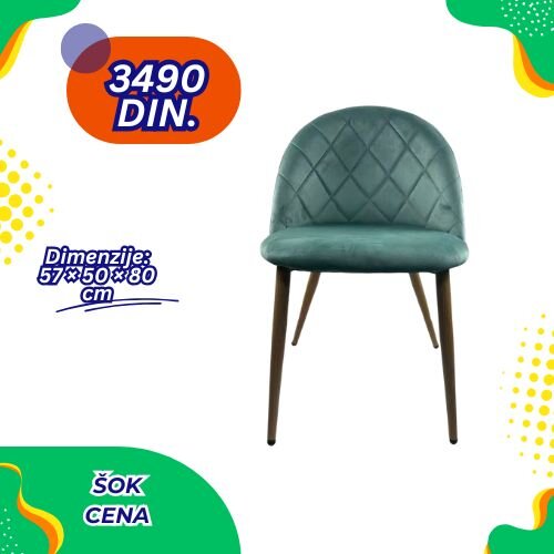Zotrix Stolica Velora Sage - Zelena (br. 55) Slike
