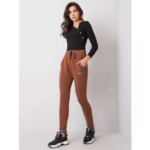 RELEVANCE Sweatpants-RV-DR-5773.18X-dark brown Slike