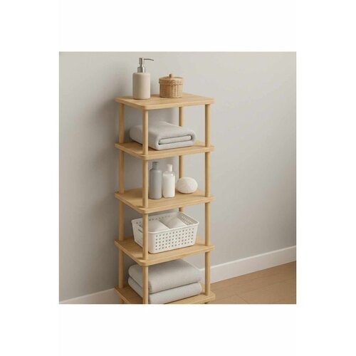 Hanah home polica za kupatilo Pk262, hrast Sapphire Slike