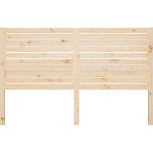  Uzglavlje za krevet 206 x 4 x 100 cm od masivne borovine Slike