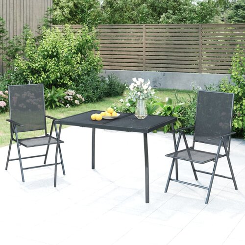 VidaXL Vrtni stol antracit 110x80x72 cm od čelične mreže Slike