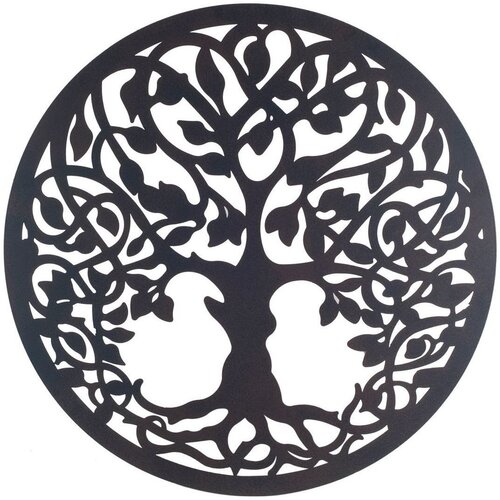 Signes Grimalt Kipci in figurice Stenski Okras Life Tree Črna Cene