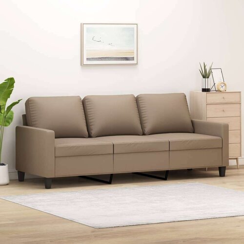 VidaXL Trosjed cappuccina 180 cm od umjetne kože Slike