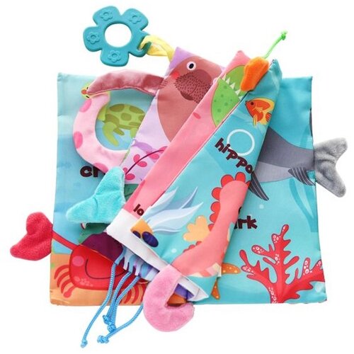  Edukativna knjiga Ocean Animals sa glodalicom KKB10266 Slike